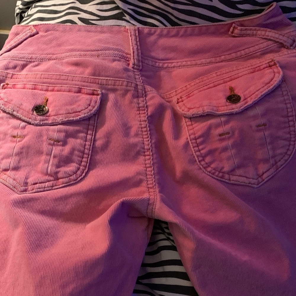 GLO Jeans Pink Corduroy low rise